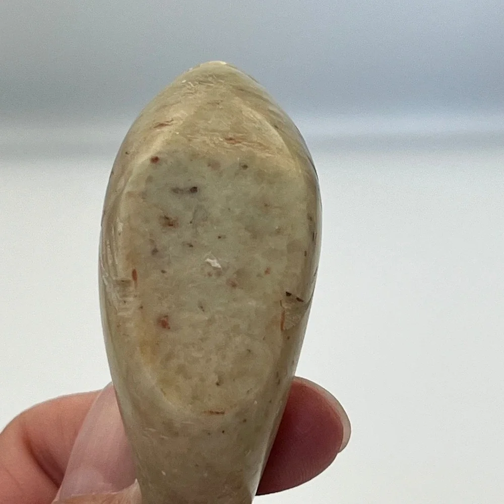 Carved Stone Fish‎ Figurine, Small Sculpture, Animal Collectible, Decoration